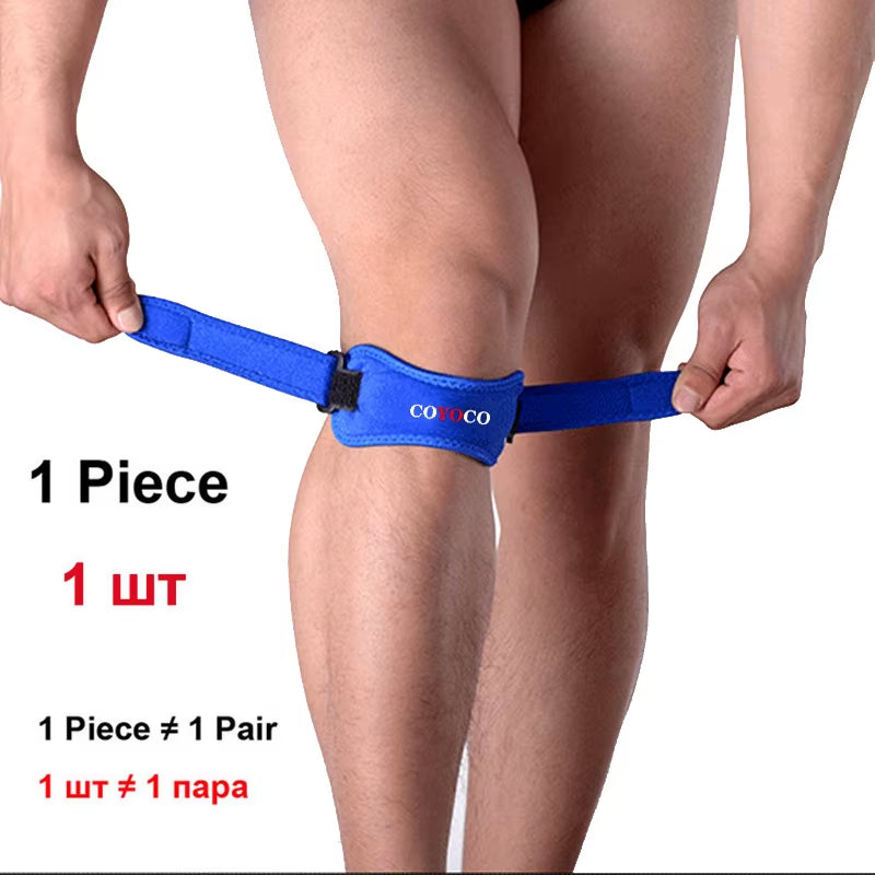 1 Pcs Adjustable Patella Pad Protector Brace Knee Support Kneepad Brand anti Falls Injury Bandage Patella Guard Grey
