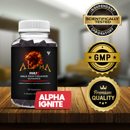 Alpha Ignite Gummies, Alphaignite Maximum Performance (1 Month Supply)
