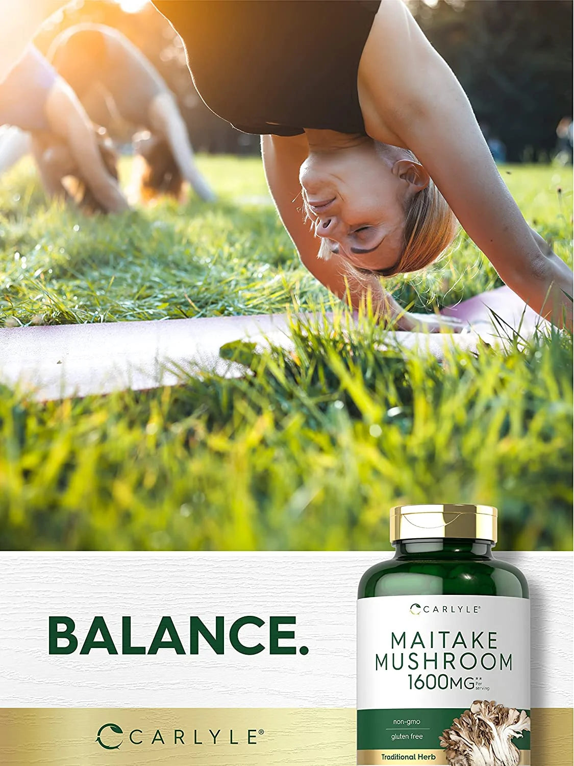 Maitake Mushroom Supplement | 1600Mg | 400 Extract Capsules for Men and Women | by