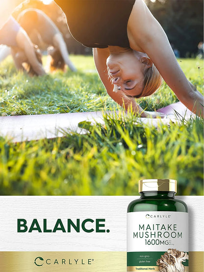 Maitake Mushroom Supplement | 1600Mg | 400 Extract Capsules for Men and Women | by