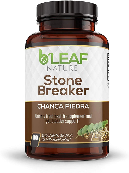 Stone Breaker Chanca Piedra Extract 1000Mg - Urinary Tract and Kidney Support - 100 Vegetarian Capsules