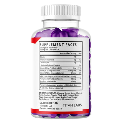(1 Pack) Alphagenix Male Gums Advanced Support Supplement Alpha Genix 60 Gummies