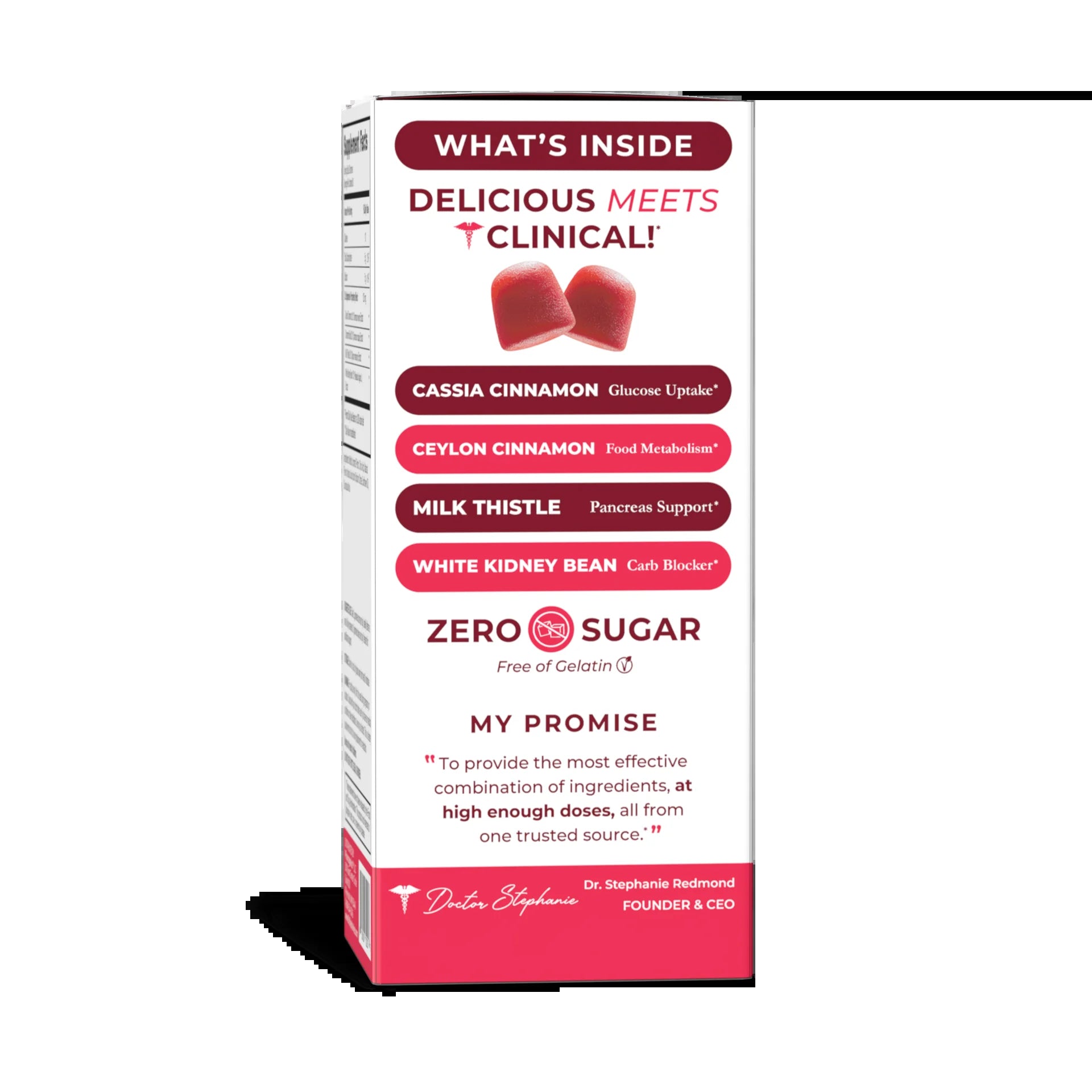 Dr. Stephanie’S Sugardown Gummies - Blood Sugar Gummy with Ceylon Cinnamon - for Appetite & Cravings - 60 Count