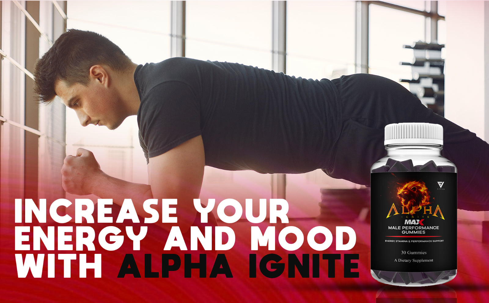Alpha Ignite Gummies, Alphaignite Maximum Performance (1 Month Supply)