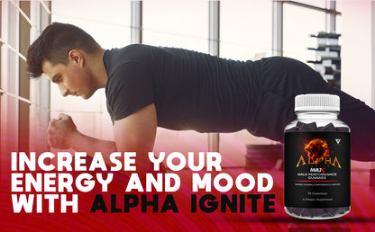 Alpha Ignite Gummies, Alphaignite Maximum Performance (1 Month Supply)