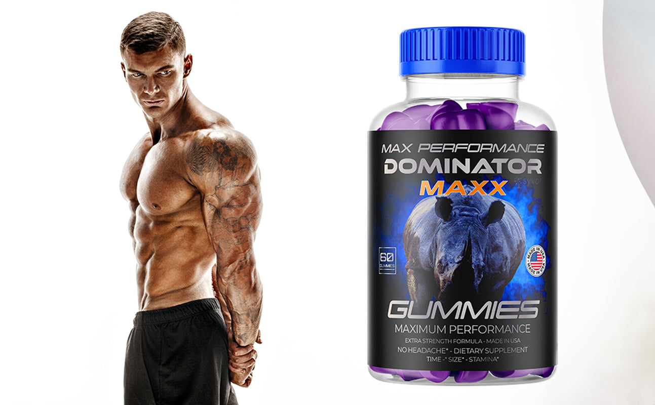 Dominator Maxx Gummies for Men, Advanced Performance Supplement 180 Gummies