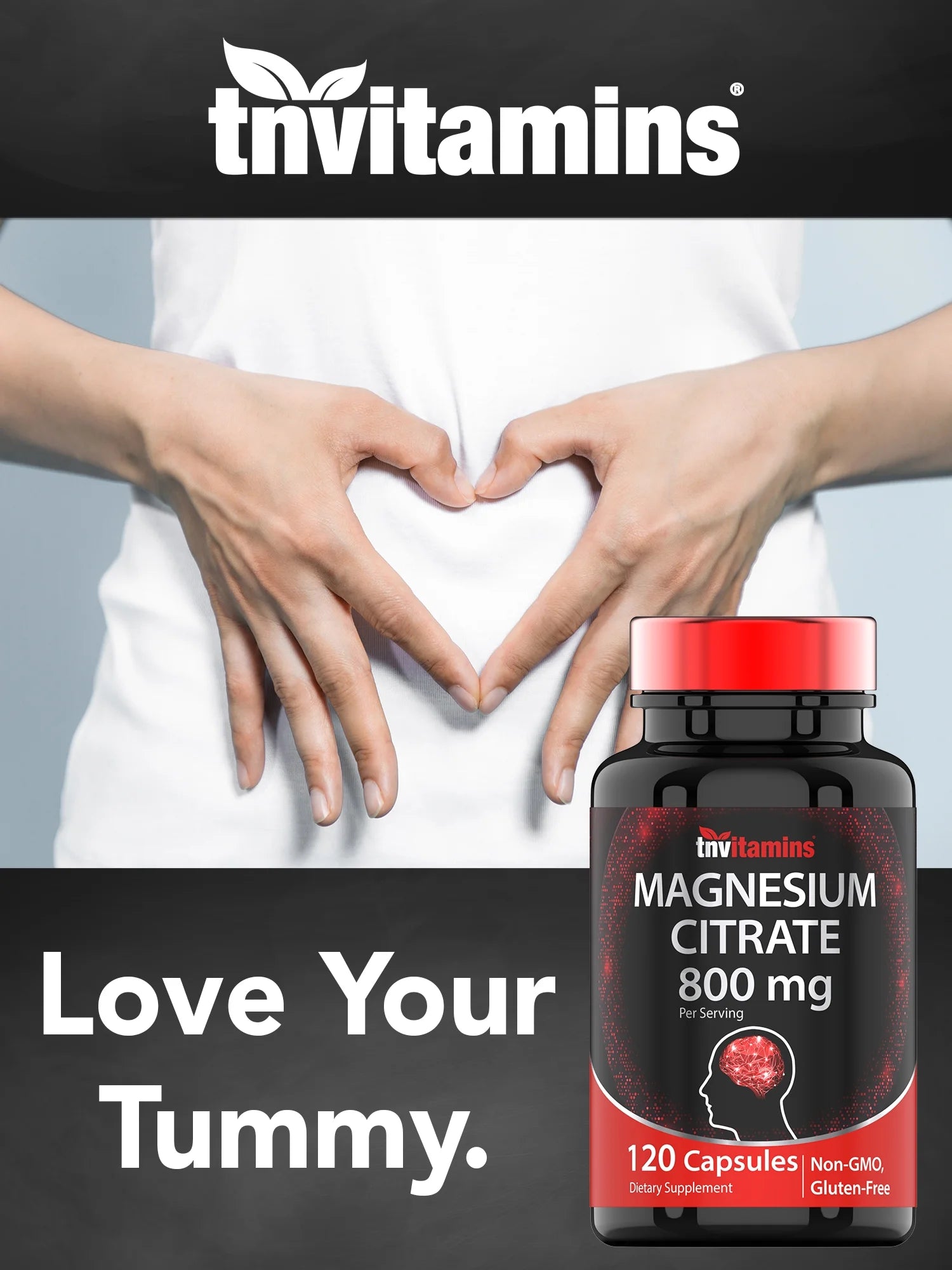 Magnesium Citrate 800Mg - Highly Absorbable, 120 Capsules