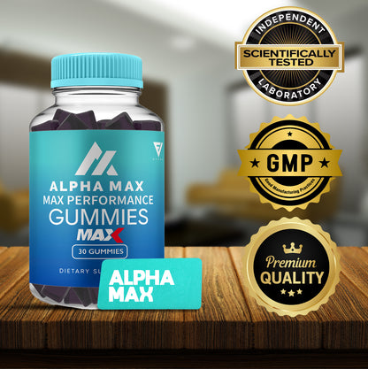 Alpha Max Gummies Alphamax Maximum Strength Formula (1 Month Supply)