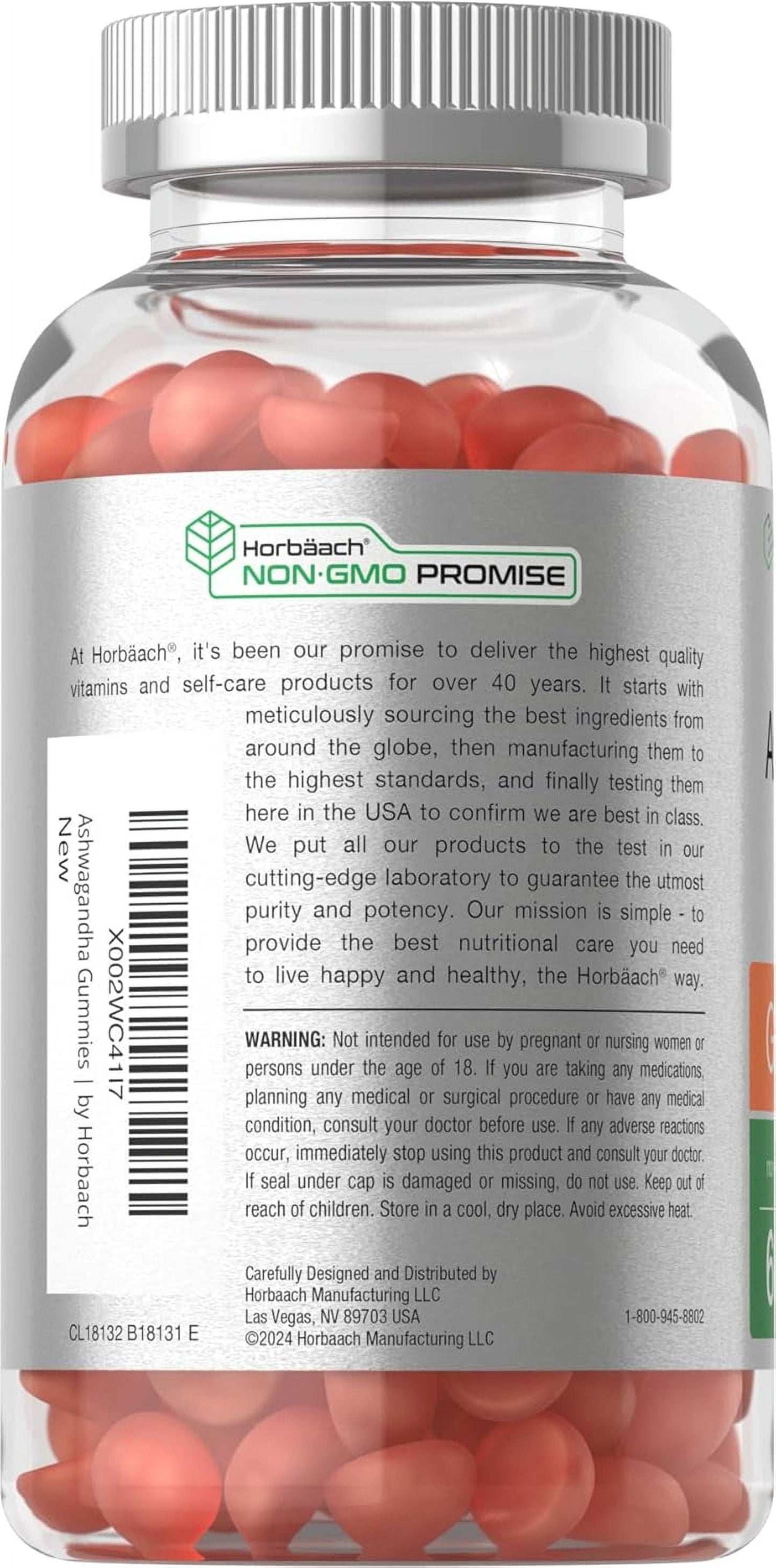 Ashwagandha Gummies | 60 Count | Tropical Flavor for Men and Women | by