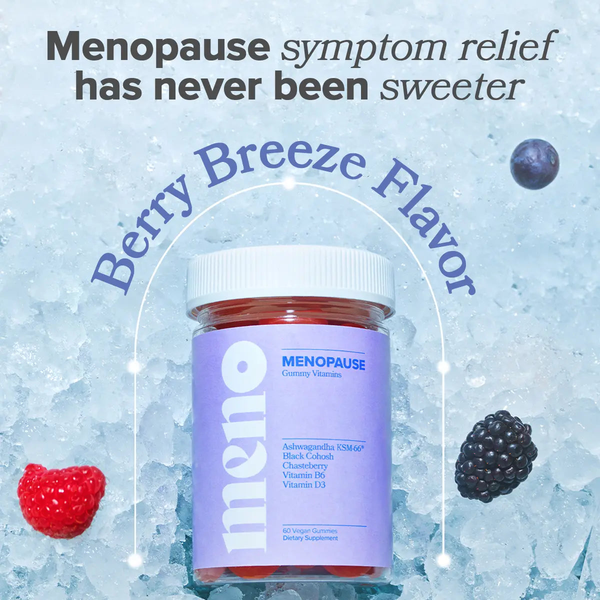 Natural Menopause Relief with Black Cohosh & Ashwagandha - Support Mood, Sleep & Comfort