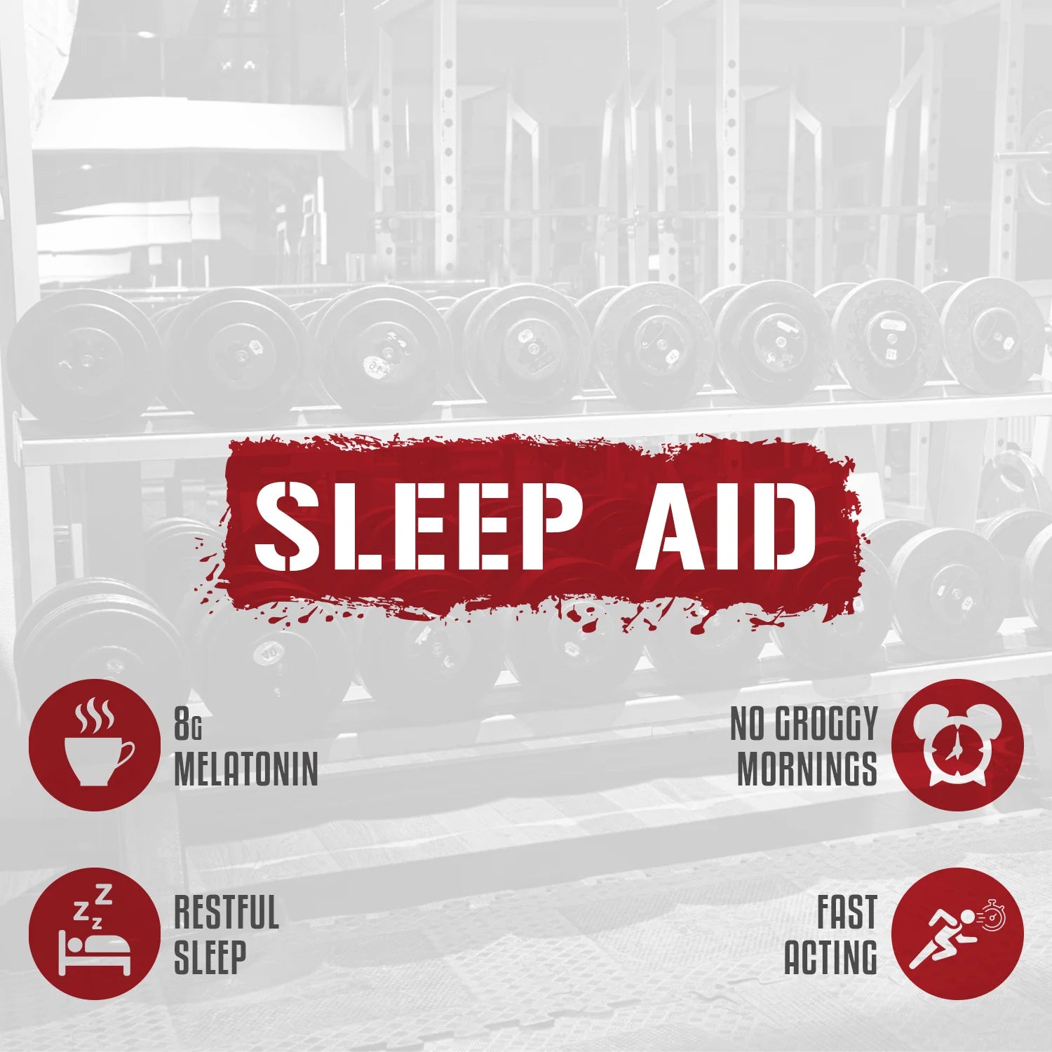 Rich Piana Knocked Out Natural Sleep Aid | Post-Workout Recovery & Deep Sleep Supplement | 6.3 Oz, 30 Servings (Honey Lemon Tea)