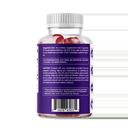 2 Pack  Melatonin Gummies for Kids & Adults - (2.5Mg 5Mg & 10Mg Doses) - 60 Vegan Gummies - Natural Sleep Aid Supplement (Total 120 Gummies)