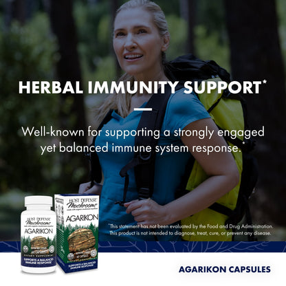 Agarikon Capsules - 60 Capsules (60 Servings)