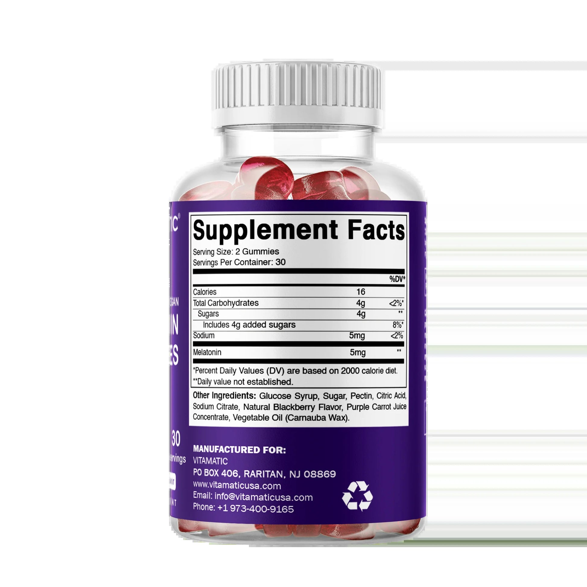 2 Pack  Melatonin Gummies for Kids & Adults - (2.5Mg 5Mg & 10Mg Doses) - 60 Vegan Gummies - Natural Sleep Aid Supplement (Total 120 Gummies)