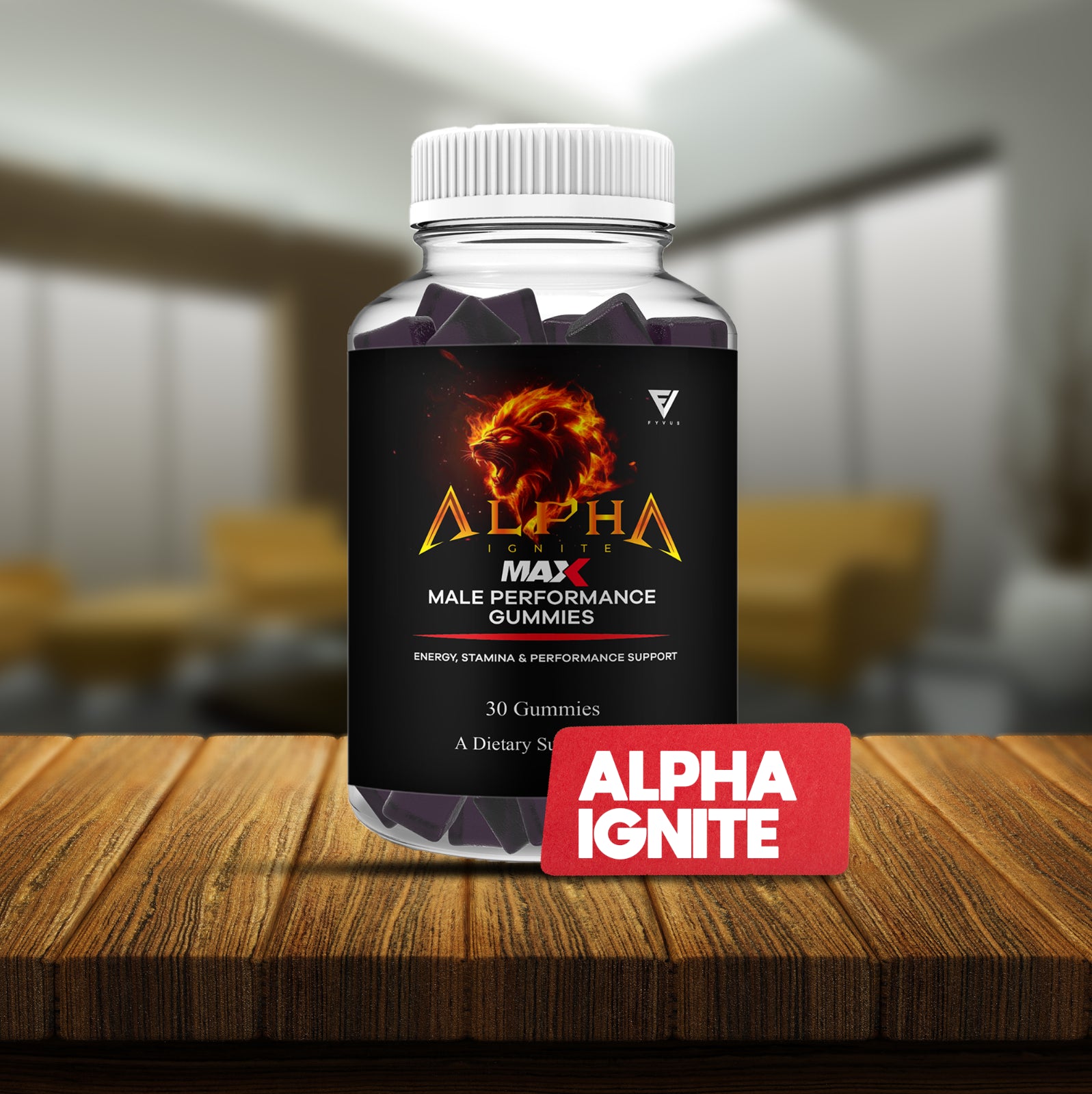 Alpha Ignite Gummies, Alphaignite Maximum Performance (1 Month Supply)