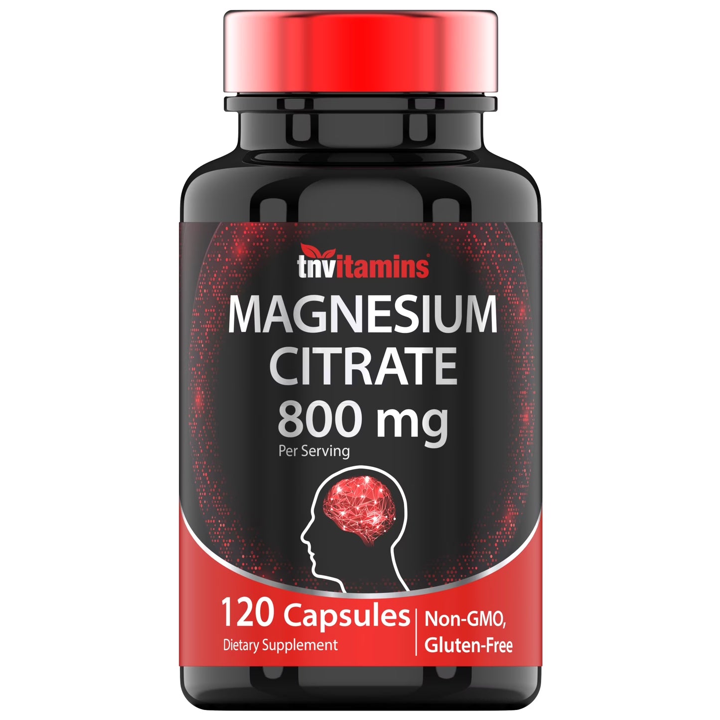 Magnesium Citrate 800Mg - Highly Absorbable, 120 Capsules